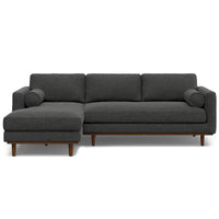WYNDENHALL Brixley Canapé Sectionnel Gauche 259 cm Milieu de Siècle
