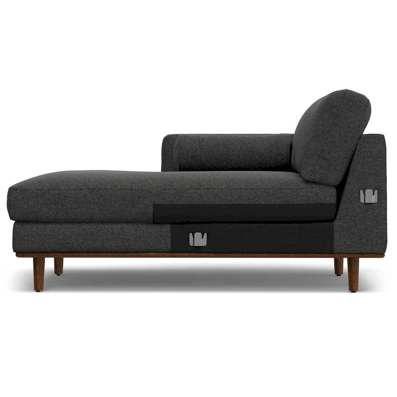 WYNDENHALL Brixley Canapé Sectionnel Gauche 259 cm Milieu de Siècle