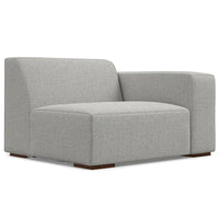 Ensemble modulaire canapé 2 places et pouf WYNDENHALL Biggs