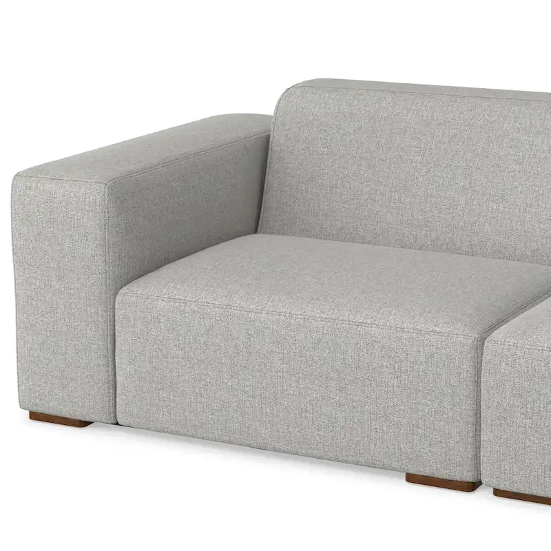 Ensemble modulaire canapé 2 places et pouf WYNDENHALL Biggs