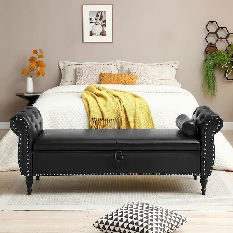 Banc de bout de lit rembourré KATA