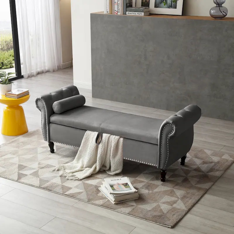 Banc de bout de lit rembourré KATA