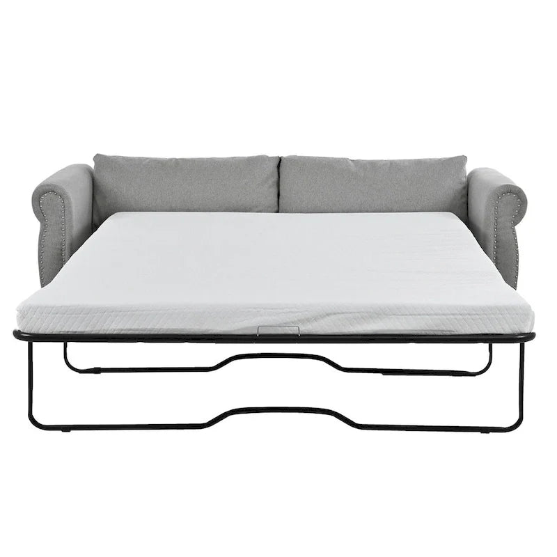 Canapé-lit 2-en-1 avec grand matelas à mémoire de forme