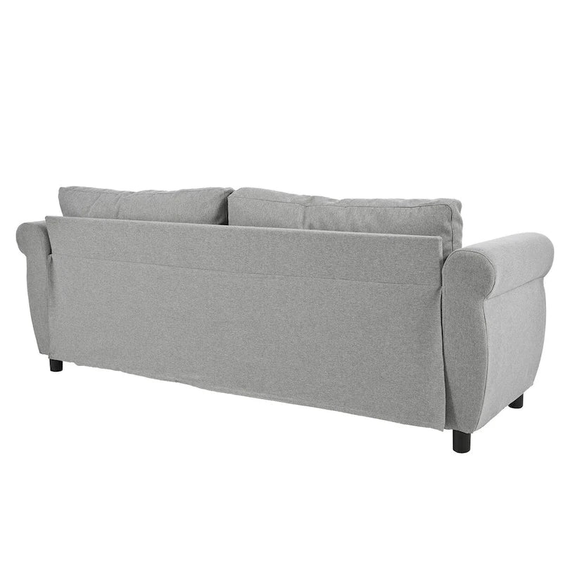 Canapé-lit 2-en-1 avec grand matelas à mémoire de forme