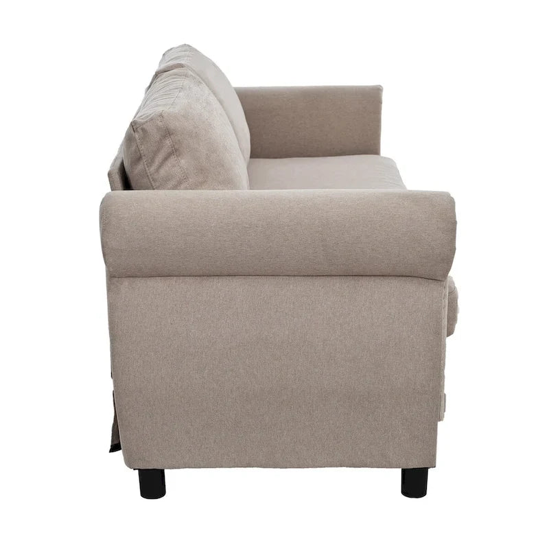 Canapé-lit 2-en-1 avec grand matelas à mémoire de forme