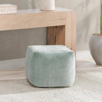 Villa by Classic Home Heirloom 18 Pouf en velours