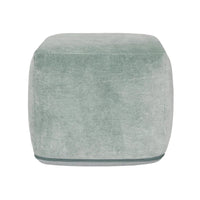 Villa by Classic Home Heirloom 18 Pouf en velours