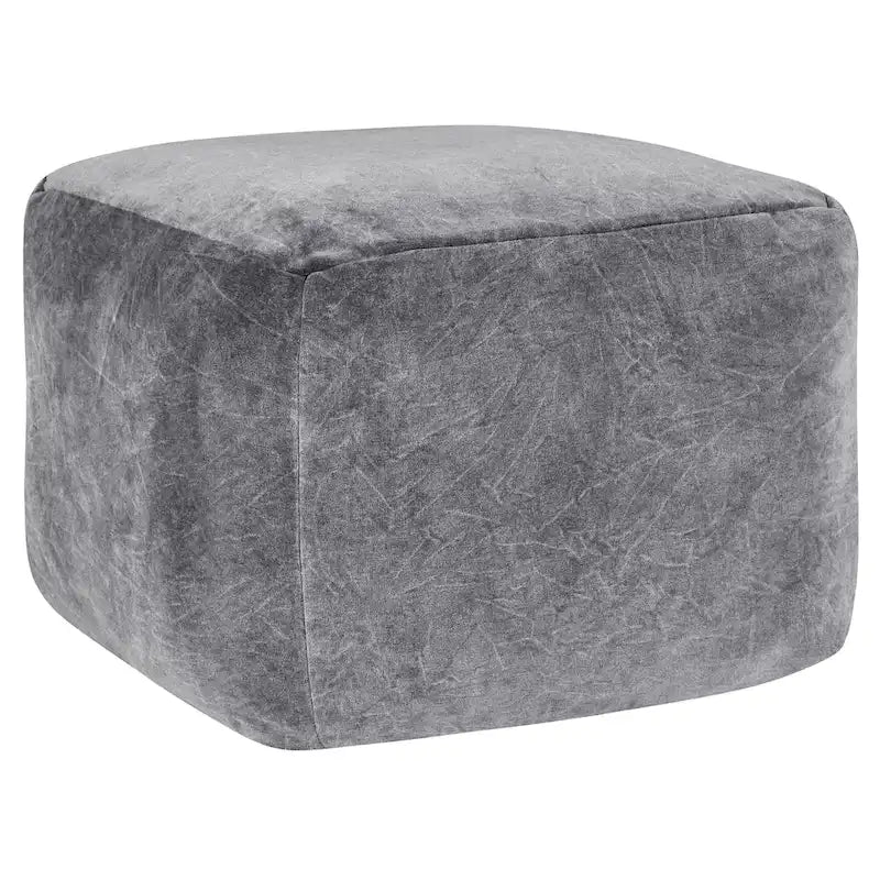 Villa by Classic Home Heirloom 18 Pouf en velours