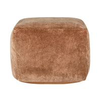 Villa by Classic Home Heirloom 18 Pouf en velours