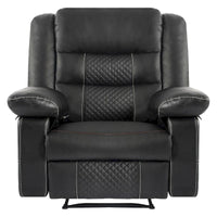 Fauteuil de massage inclinable en cuir respirant, canapé manuel inclinable pour salon