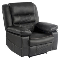 Fauteuil de massage inclinable en cuir respirant, canapé manuel inclinable pour salon