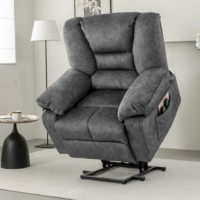 Fauteuil Canapé Élévateur Inclinable Électrique pour Personnes Âgées avec Massage