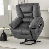Fauteuil Canapé Élévateur Inclinable Électrique pour Personnes Âgées avec Massage