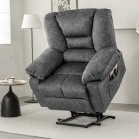 Fauteuil Canapé Élévateur Inclinable Électrique pour Personnes Âgées avec Massage