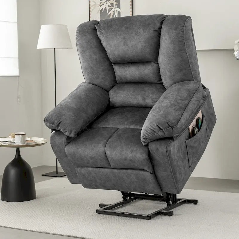 Fauteuil Canapé Élévateur Inclinable Électrique pour Personnes Âgées avec Massage