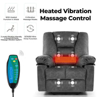 Fauteuil Canapé Élévateur Inclinable Électrique pour Personnes Âgées avec Massage