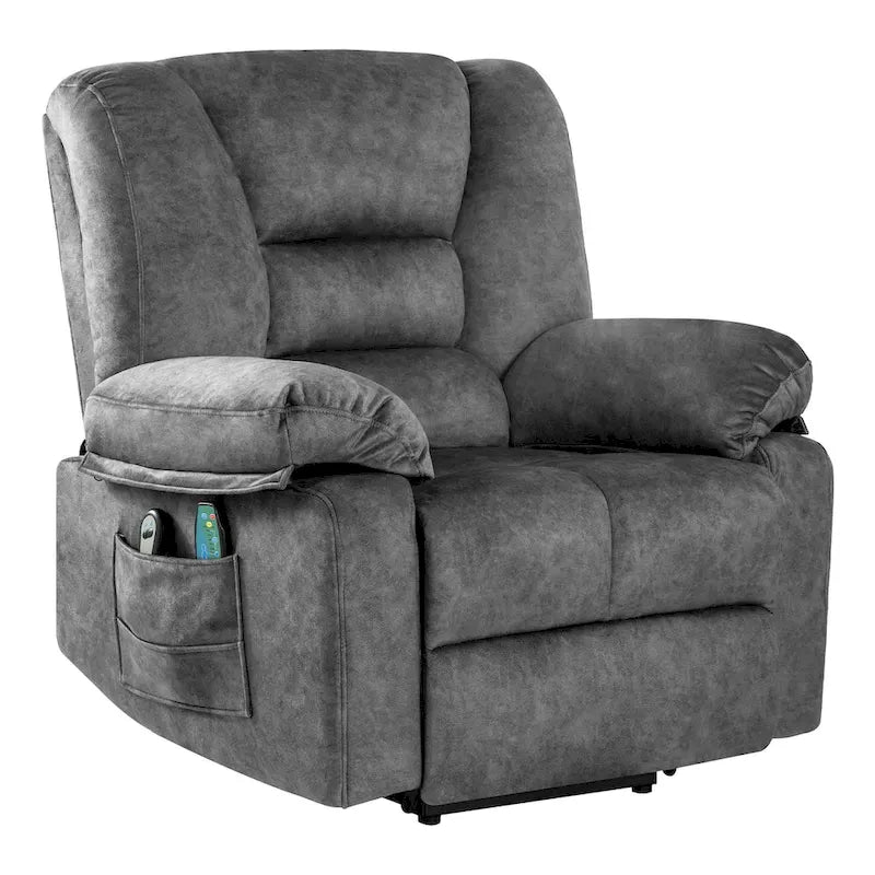 Fauteuil Canapé Élévateur Inclinable Électrique pour Personnes Âgées avec Massage