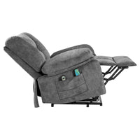 Fauteuil Canapé Élévateur Inclinable Électrique pour Personnes Âgées avec Massage