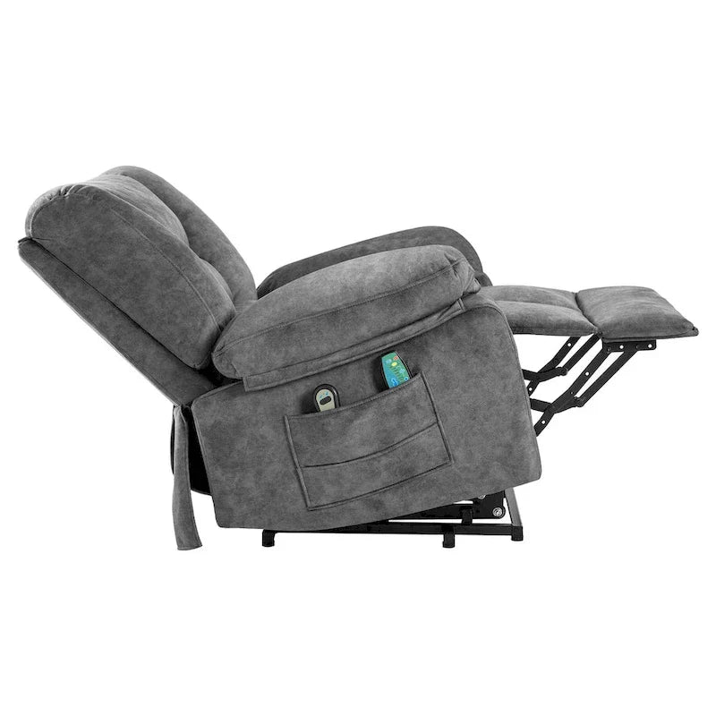 Fauteuil Canapé Élévateur Inclinable Électrique pour Personnes Âgées avec Massage