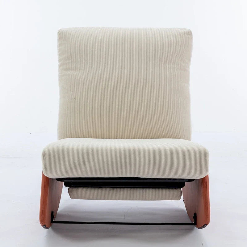 Chaise berçante inclinable moderne, fauteuil berçant confortable pour chambre de bébé avec repose-pieds, fauteuil de lecture d'appoint, fauteuil de détente rembourré