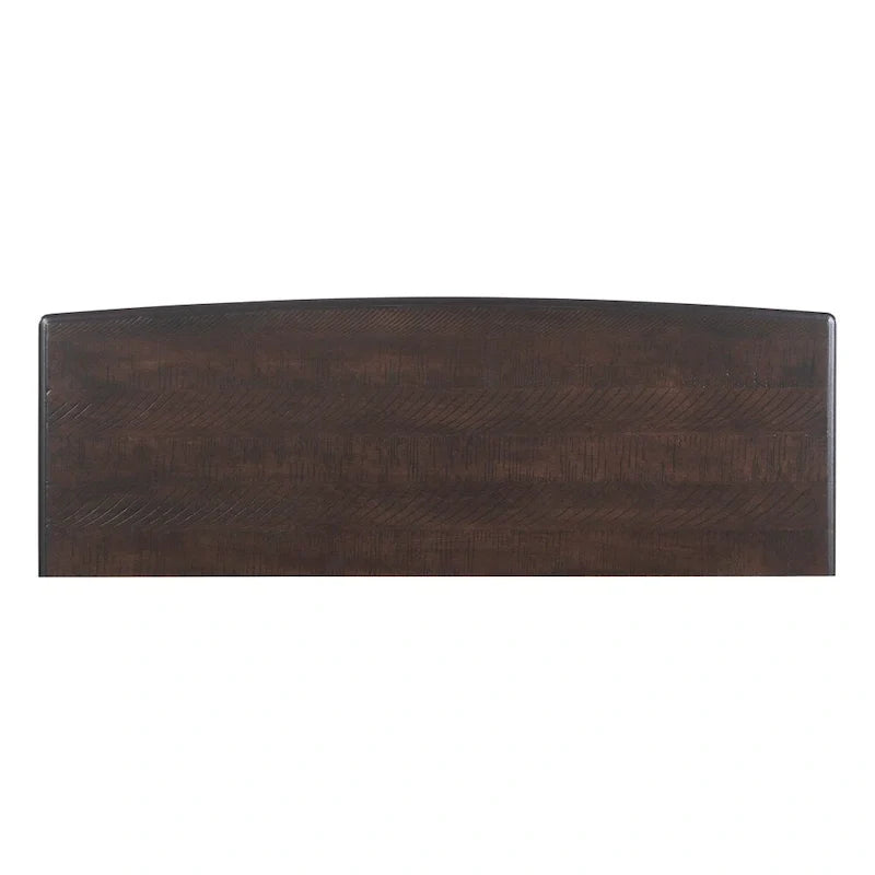 Table basse de salon rétro en bois avec étagère de rangement réglable de 40 po