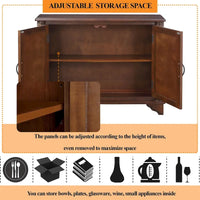 Table basse de salon rétro en bois avec étagère de rangement réglable de 40 po