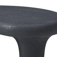 Table basse Cloud en fibre de verre de 47,24 po, table vintage avec 3 pieds de support, table basse irrégulière, aucun assemblage requis