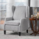 Fauteuils inclinables en tissu traditionnel avec bordure cloutée par Christopher Knight Home