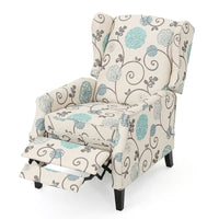 Fauteuils inclinables en tissu traditionnel avec bordure cloutée par Christopher Knight Home