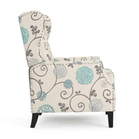 Fauteuils inclinables en tissu traditionnel avec bordure cloutée par Christopher Knight Home
