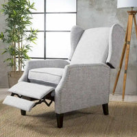 Fauteuils inclinables en tissu traditionnel avec bordure cloutée par Christopher Knight Home