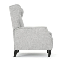 Fauteuils inclinables en tissu traditionnel avec bordure cloutée par Christopher Knight Home