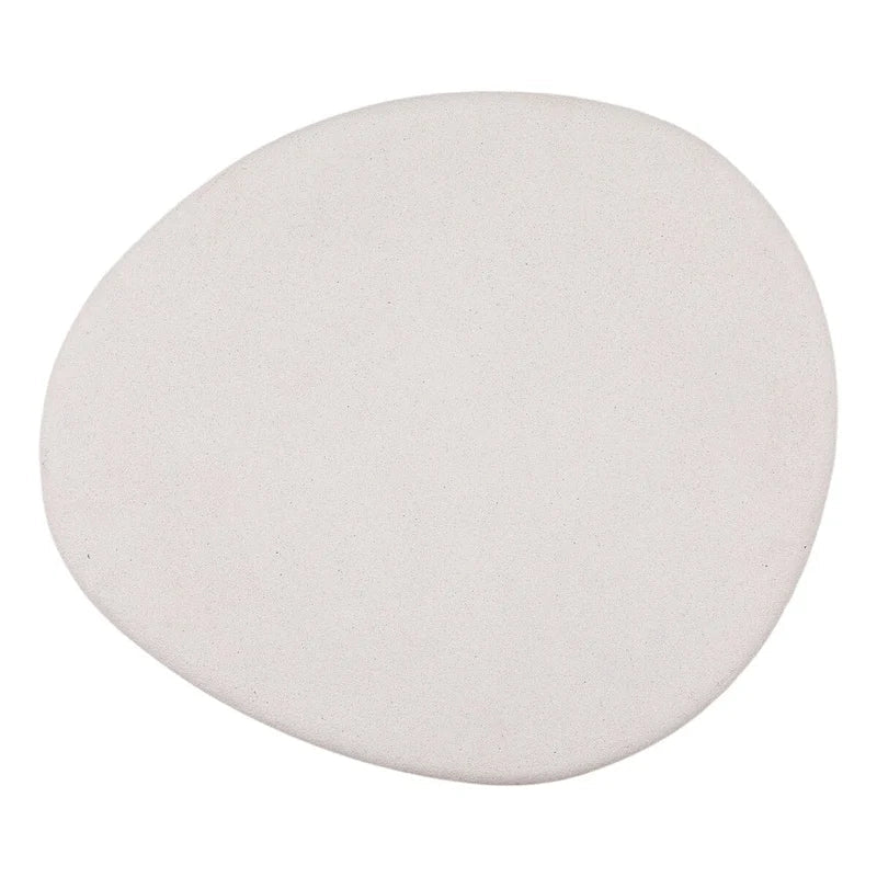 Table basse en terrazzo Rowan Concrete, blanche