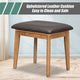 Ensemble coiffeuse classique en bois
