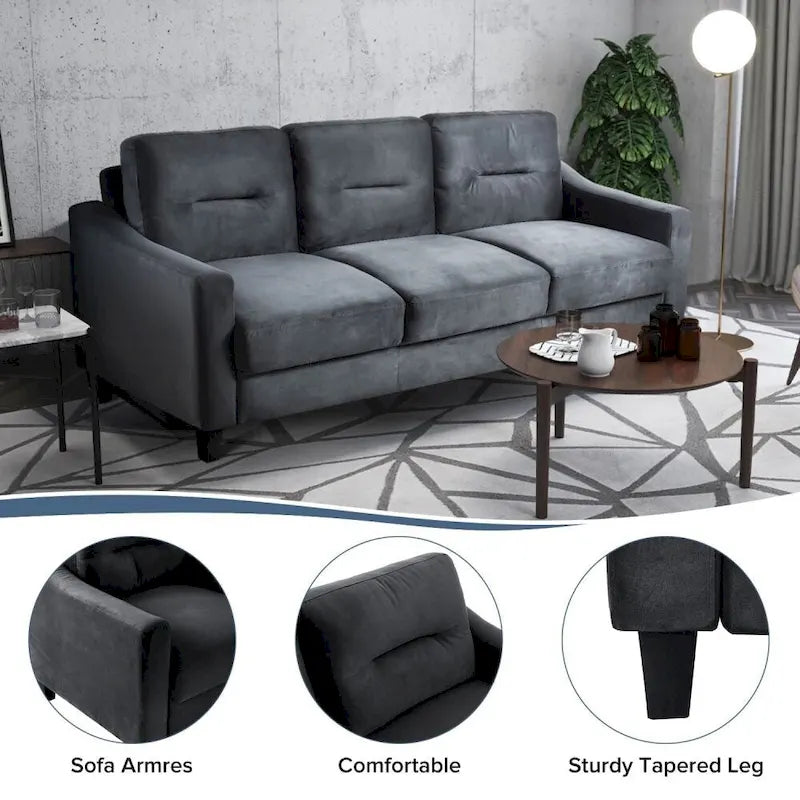 Canapés Sectionnels Confortables pour Salon/Chambre/Bureau/Petit Espace