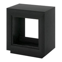 Table d'appoint rectangulaire de style rustique de 23,62 pouces pour salon, table de chevet