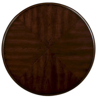 Table d'appoint ronde rétro 22, table d'appoint de canapé en bois massif avec étagère, table de coin de salon facile à assembler