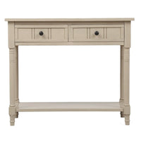Console série Daisy avec 2 tiroirs et étagère inférieure