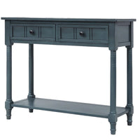 Console série Daisy avec 2 tiroirs et étagère inférieure