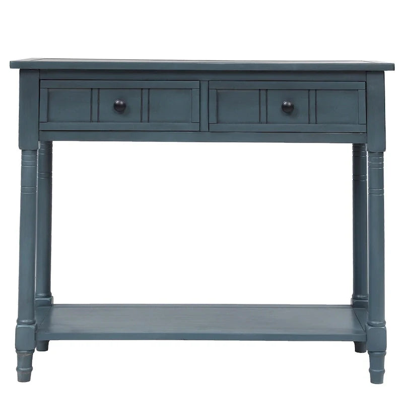 Console série Daisy avec 2 tiroirs et étagère inférieure