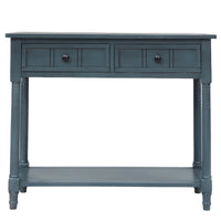 Console série Daisy avec 2 tiroirs et étagère inférieure