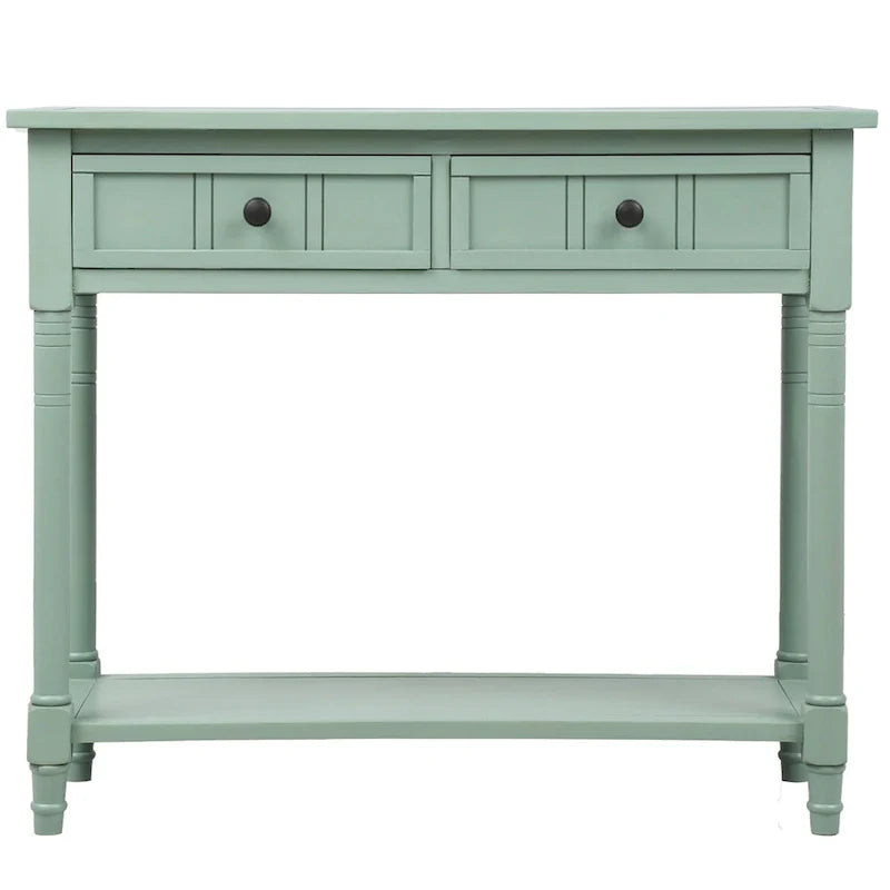 Console série Daisy avec 2 tiroirs et étagère inférieure