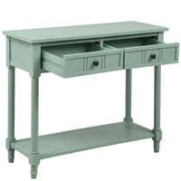 Console série Daisy avec 2 tiroirs et étagère inférieure