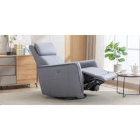 Fauteuil inclinable pivotant à bascule électrique 32.3 de large avec ports USB