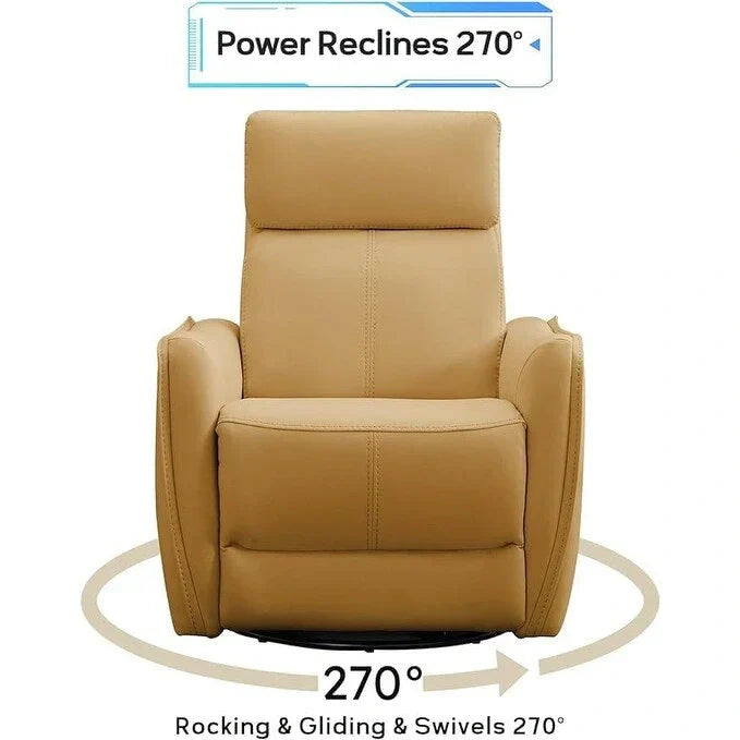 Fauteuil inclinable pivotant à bascule électrique 32.3 de large avec ports USB