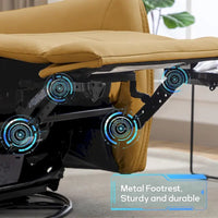 Fauteuil inclinable pivotant à bascule électrique 32.3 de large avec ports USB