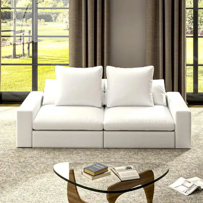 Canapé modulaire nuage 90.56 déhoussable - Causeuse