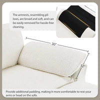 Canapé modulable convertible avec pouf