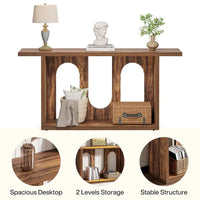 Console de canapé en bois 70.87 pouces pour entrée et salon