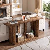 Console de canapé en bois 70.87 pouces pour entrée et salon